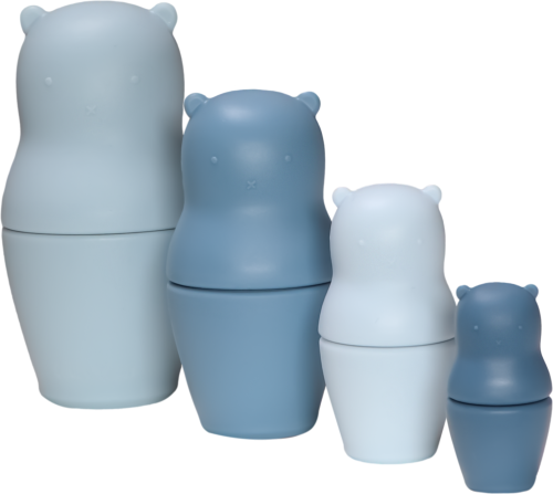 Label Label Stapelspeelgoed Matruschka Poppetjes Blauw